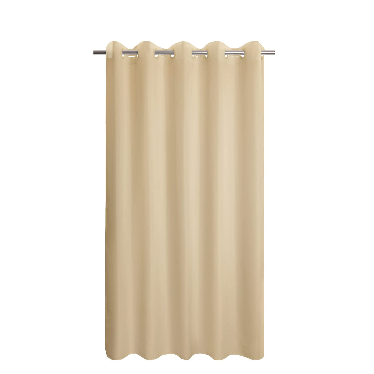 River Dream No Hook Stall Shower Curtain or Liner Microfiber White, 36x74