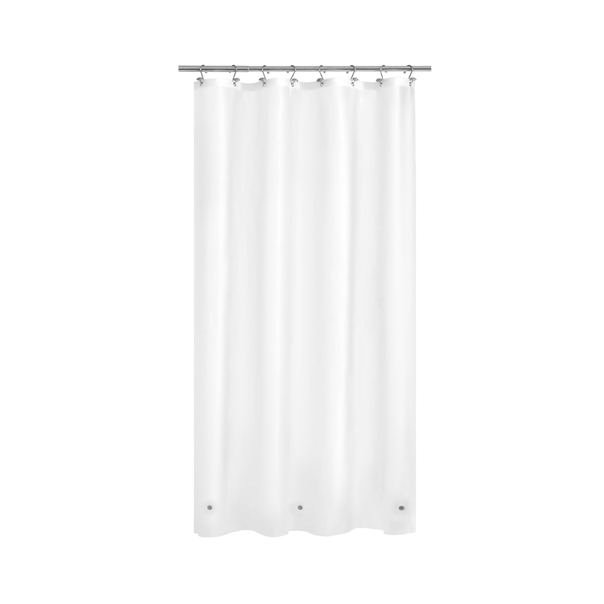 Mrs Awesome Clear Shower Curtain Liner with 3 Magnets, 72x72