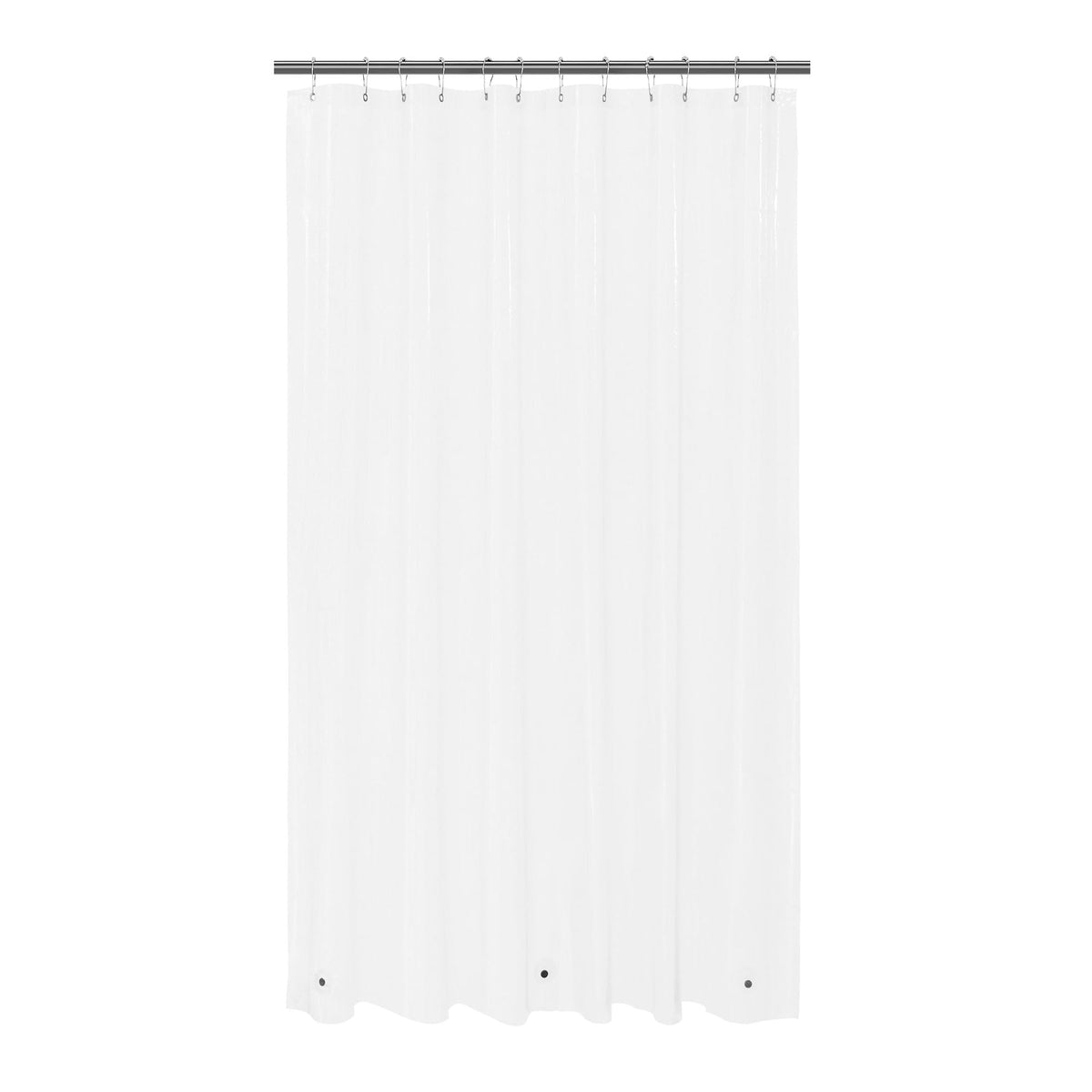 Mrs Awesome Clear Shower Curtain Liner with 3 Magnets, 72x72