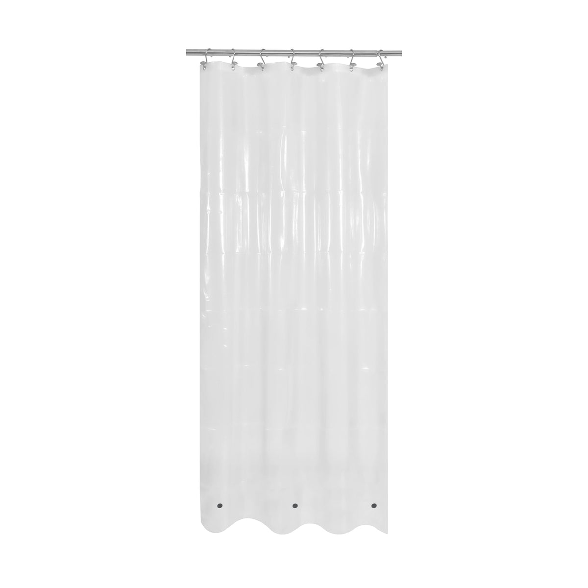 Mrs Awesome Clear Shower Curtain Liner with 3 Magnets, 72x72