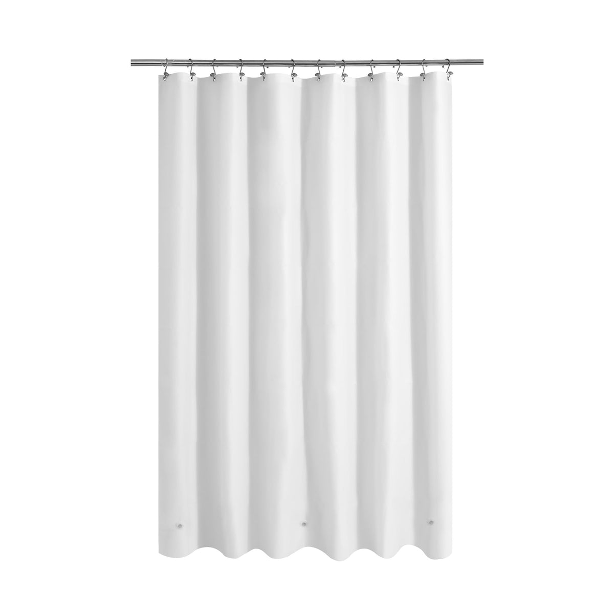 Mrs Awesome Clear Shower Curtain Liner with 3 Magnets, 72x72