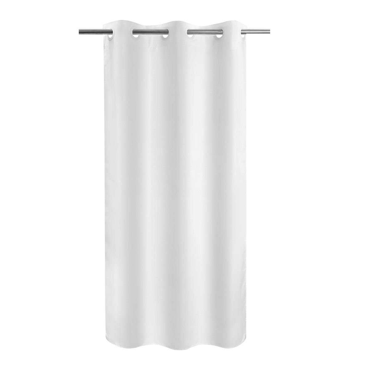 River Dream No Hook Stall Shower Curtain or Liner Microfiber White, 36x74