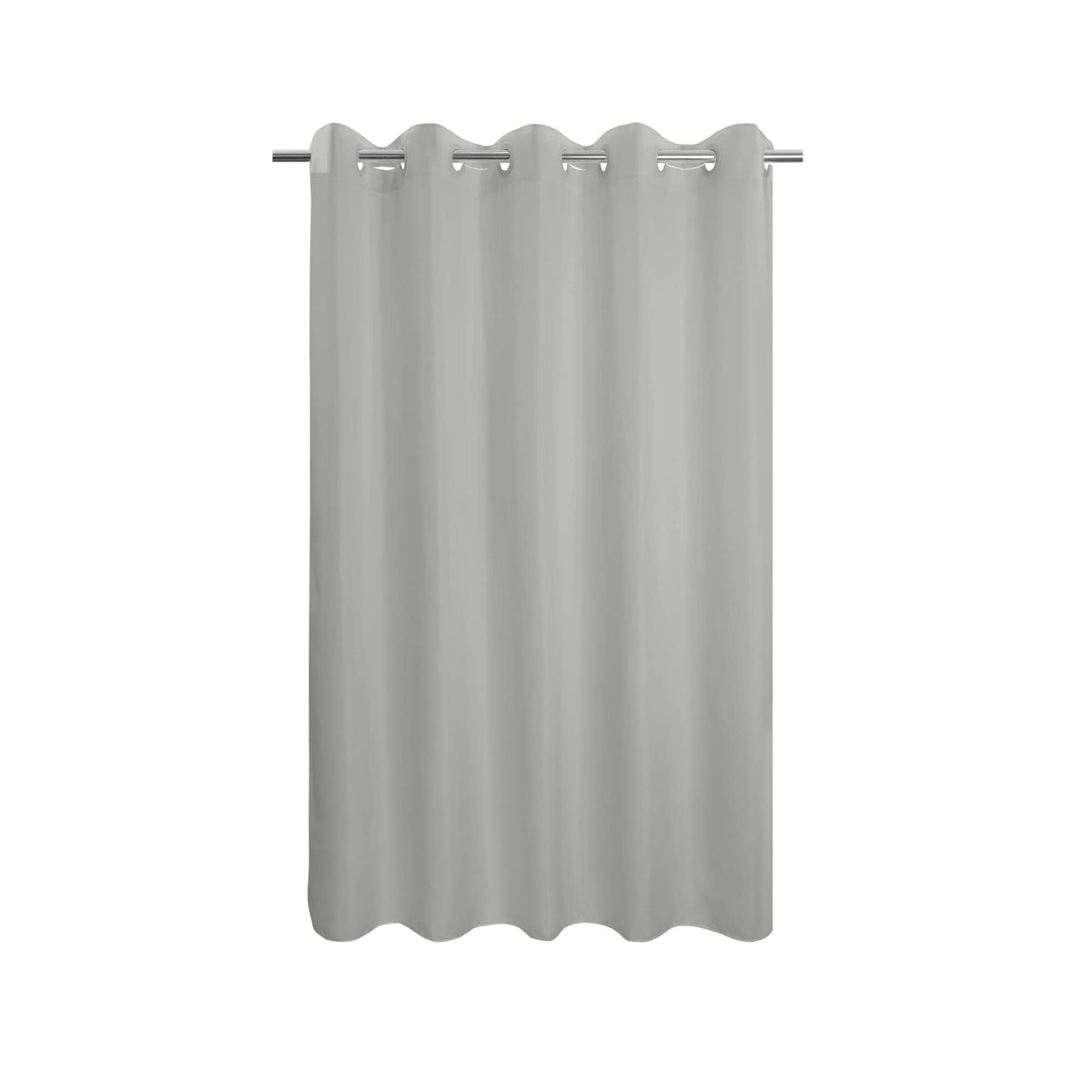 River Dream No Hook Stall Shower Curtain or Liner Microfiber White, 36x74