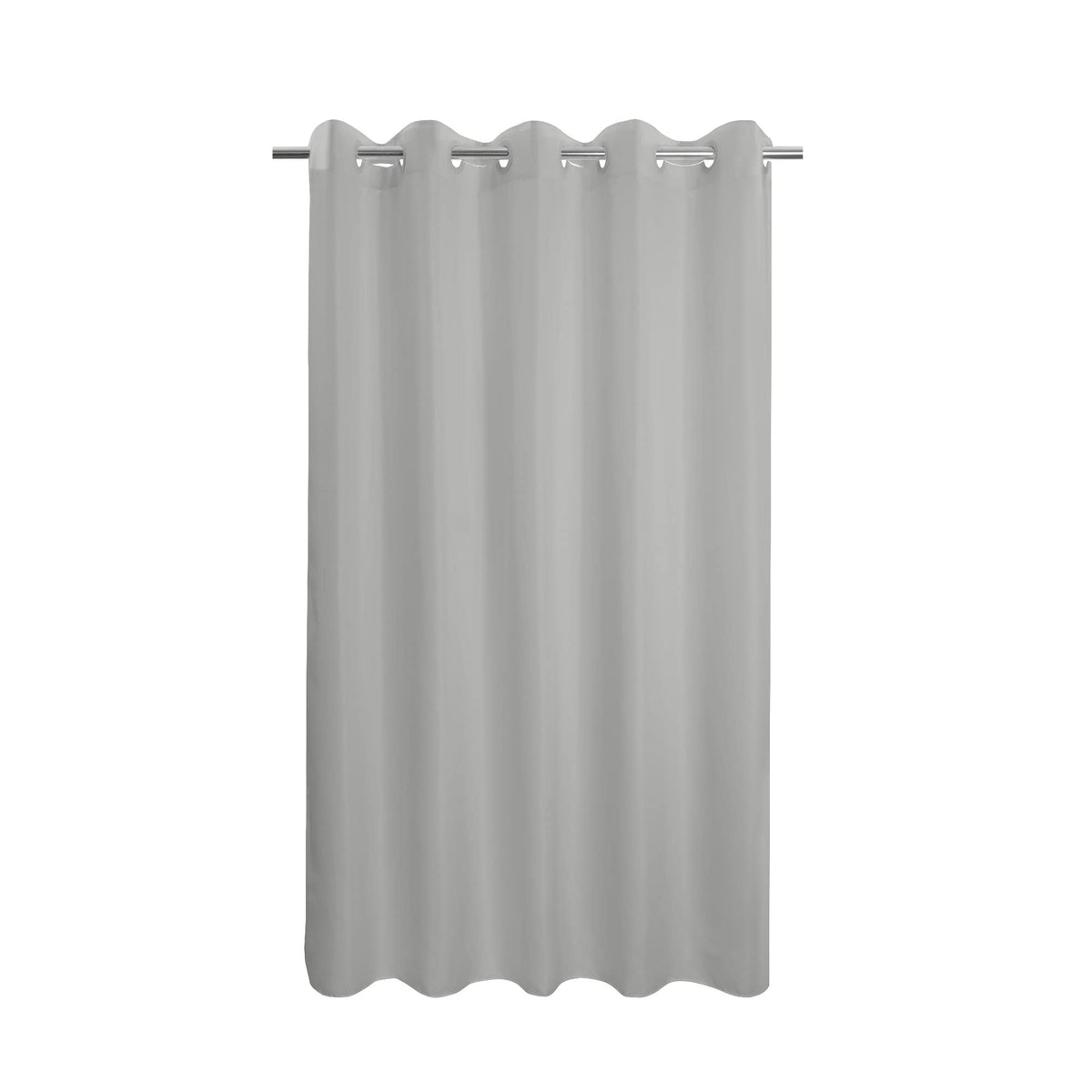 River Dream No Hook Stall Shower Curtain or Liner Microfiber White, 36x74