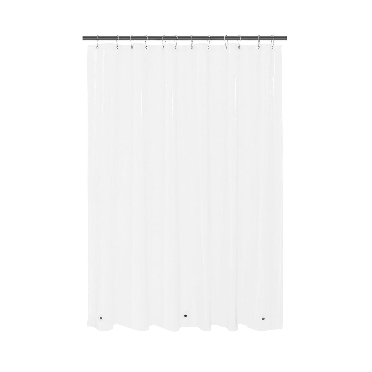 Mrs Awesome Clear Shower Curtain Liner with 3 Magnets, 72x72