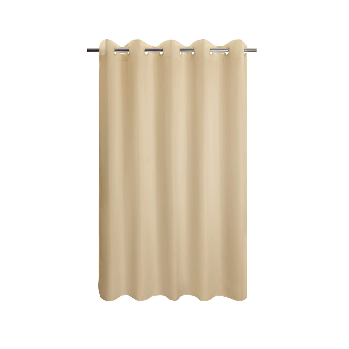 River Dream No Hook Stall Shower Curtain or Liner Microfiber White, 36x74