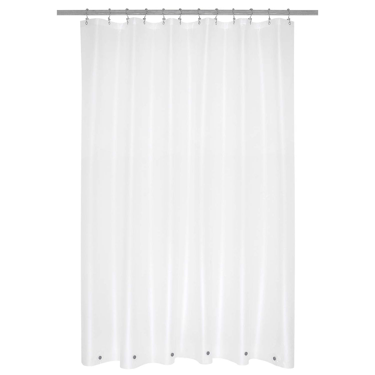 Mrs Awesome Clear Shower Curtain Liner with 3 Magnets, 72x72