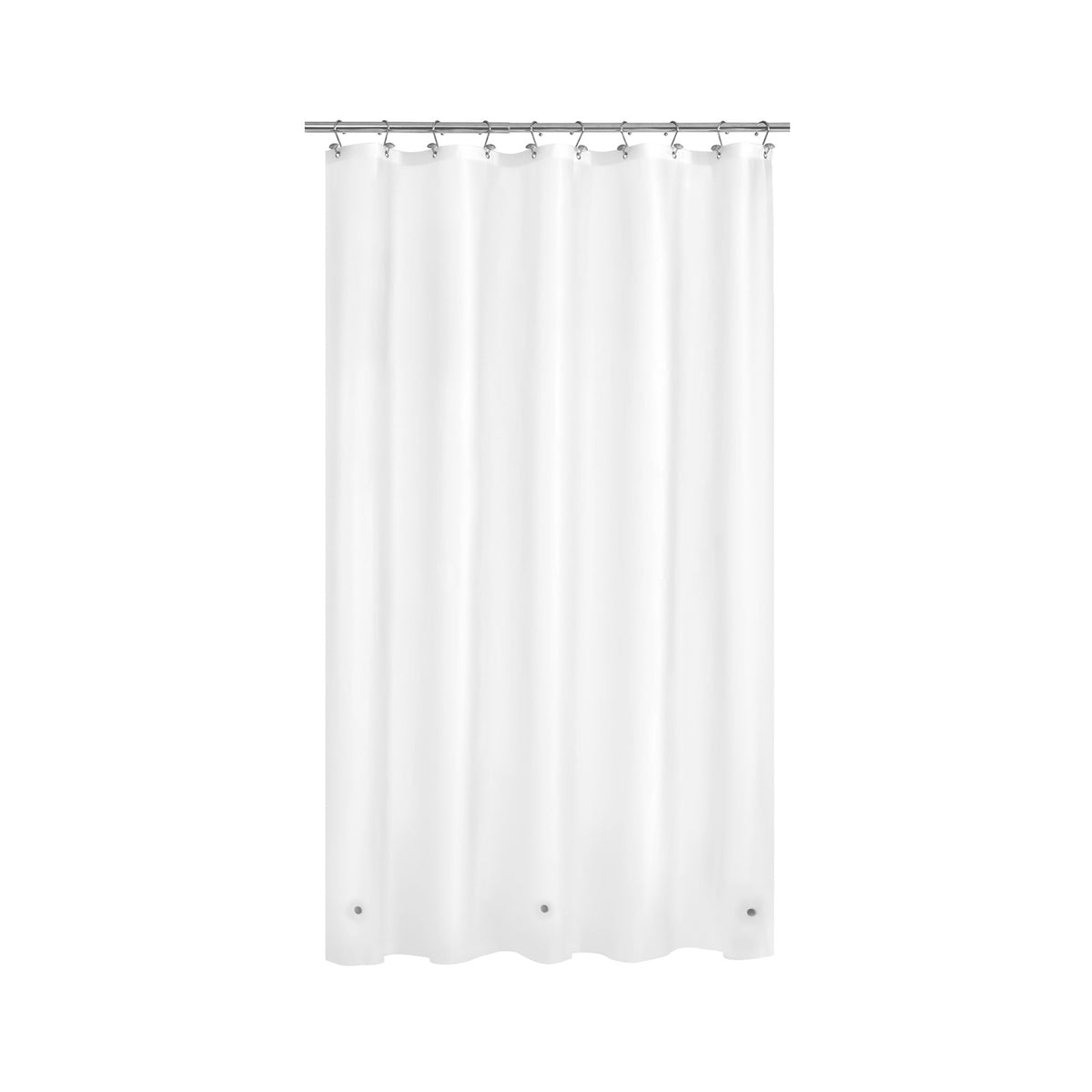 Mrs Awesome Clear Shower Curtain Liner with 3 Magnets, 72x72