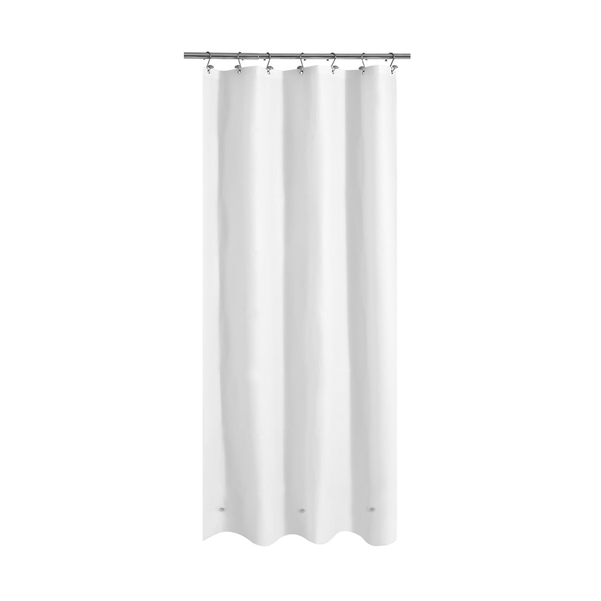 Mrs Awesome Clear Shower Curtain Liner with 3 Magnets, 72x72