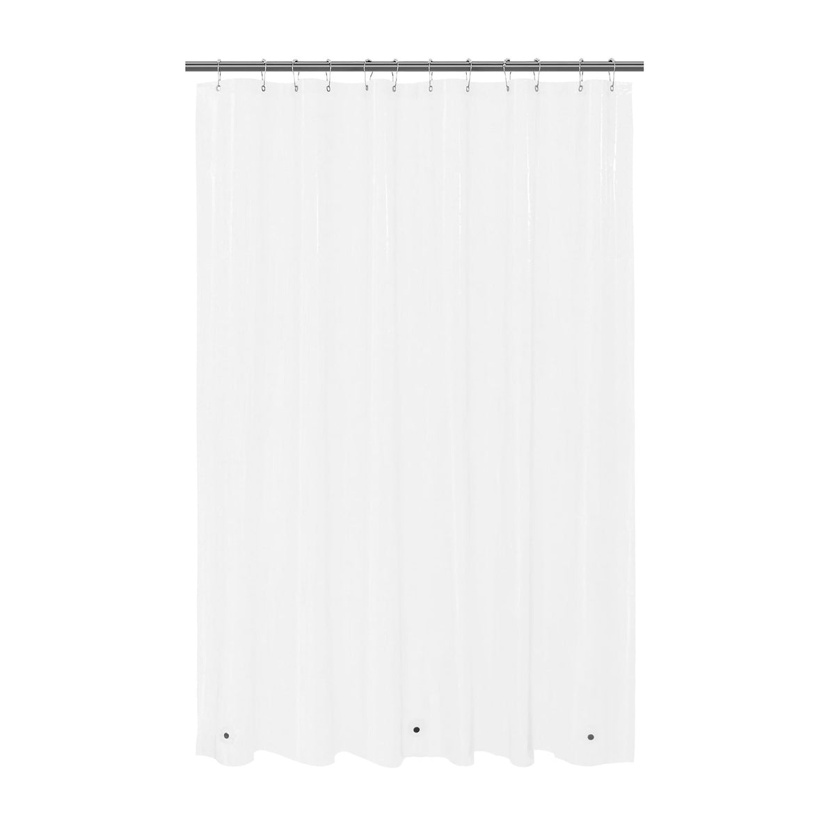 Mrs Awesome Clear Shower Curtain Liner with 3 Magnets, 72x72