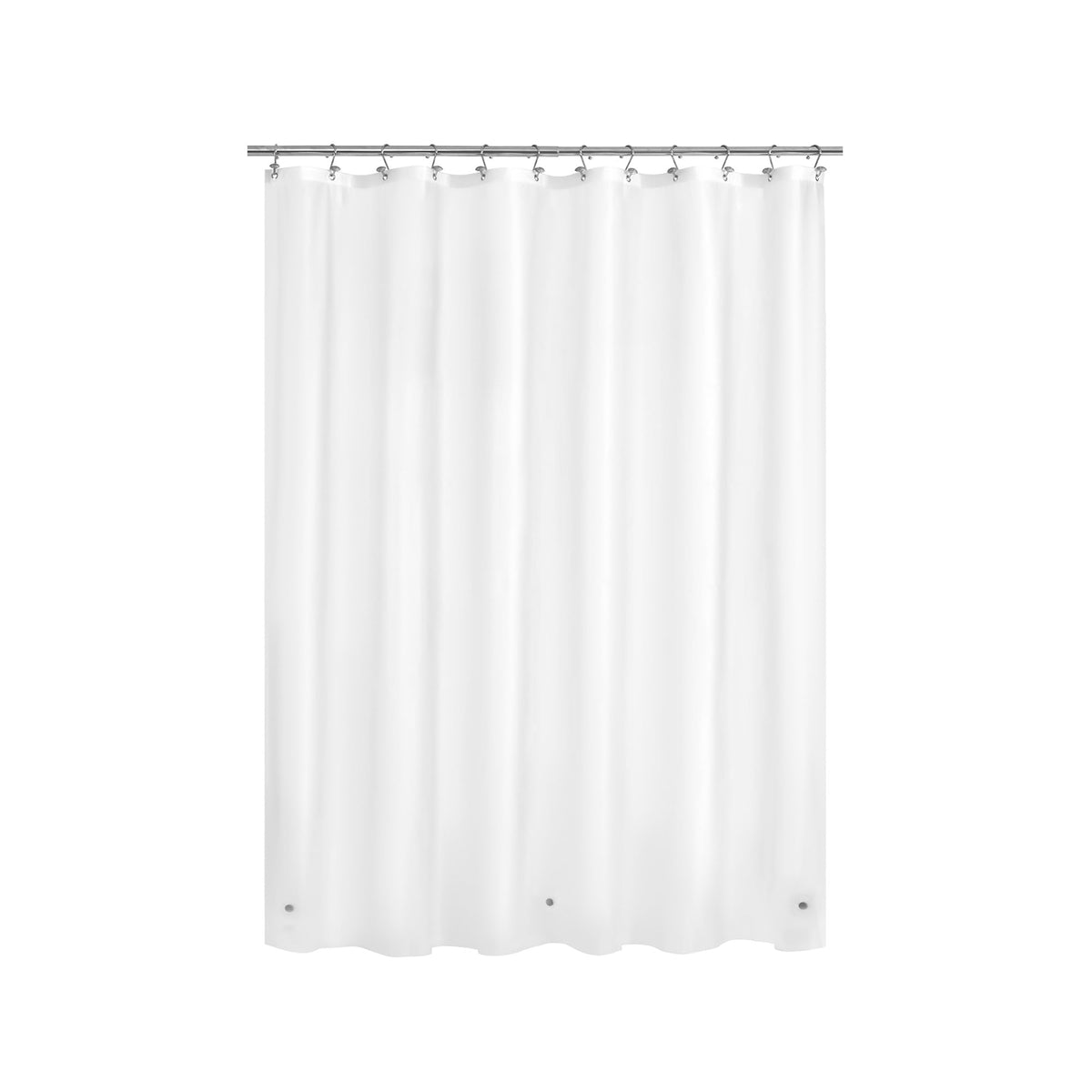 Mrs Awesome Clear Shower Curtain Liner with 3 Magnets, 72x72