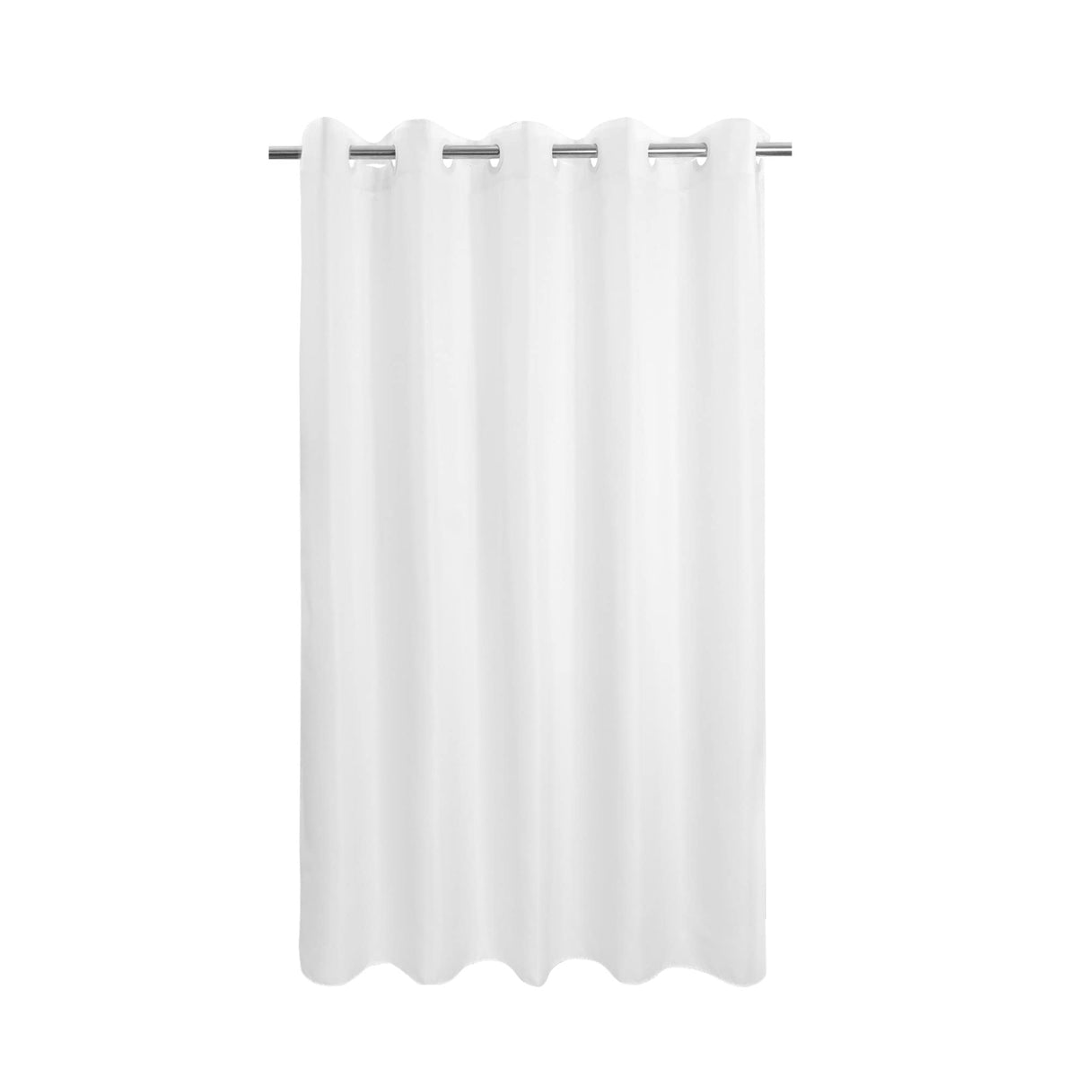 River Dream No Hook Stall Shower Curtain or Liner Microfiber White, 36x74