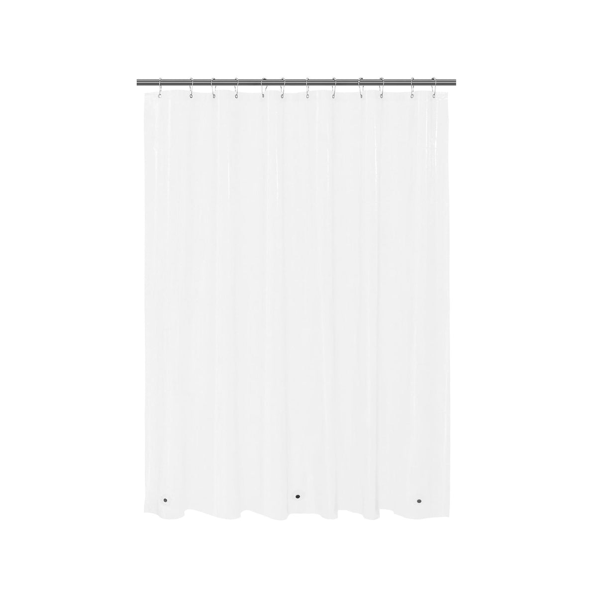 Mrs Awesome Clear Shower Curtain Liner with 3 Magnets, 72x72