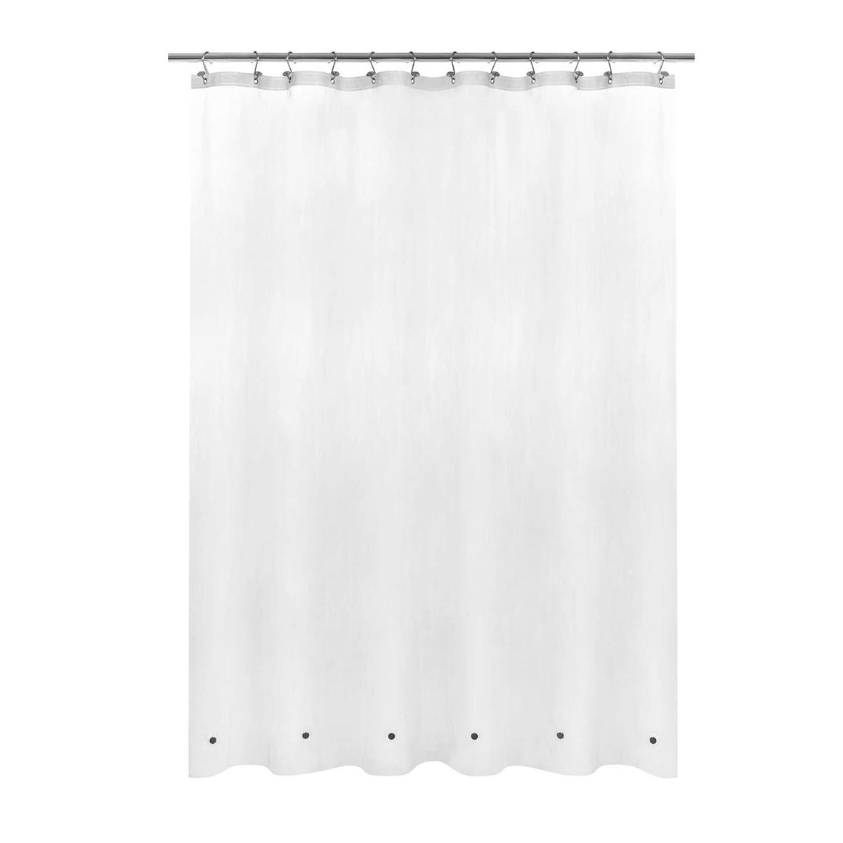 Mrs Awesome Clear Shower Curtain Liner with 3 Magnets, 72x72