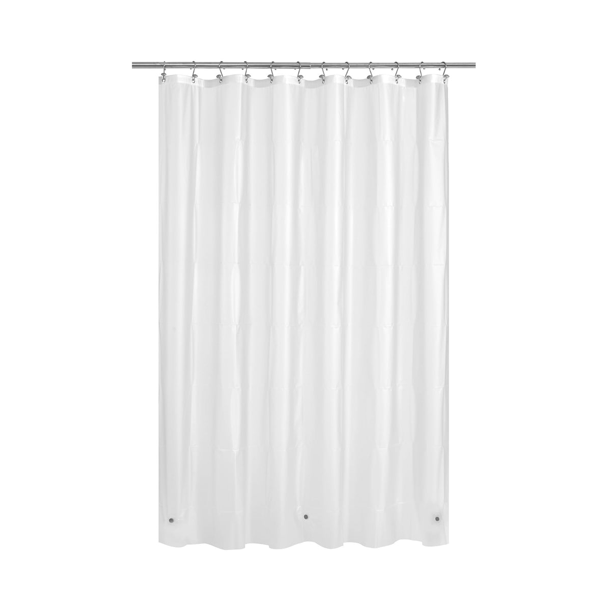 Mrs Awesome Clear Shower Curtain Liner with 3 Magnets, 72x72