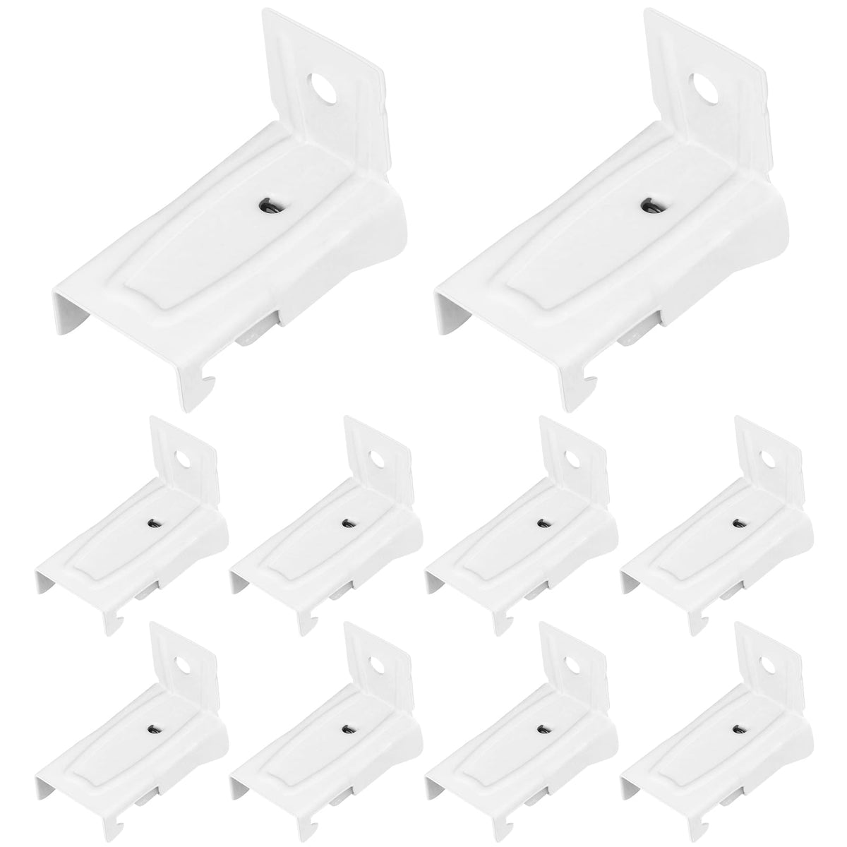 Curtain Track Rollers, 30 Pack Curtain Track Gliders Plastic Twin Wheeled Carriers Drapery Rail Sliding Glider for Windows Shower Rv Curtain Tracks, White