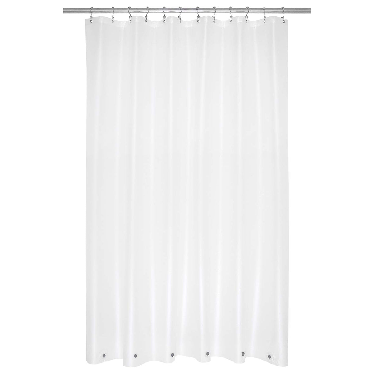 Mrs Awesome Clear Shower Curtain Liner with 3 Magnets, 72x72