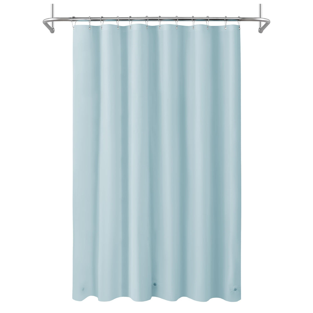 Mrs Awesome Clear Shower Curtain Liner with 3 Magnets, 72x72