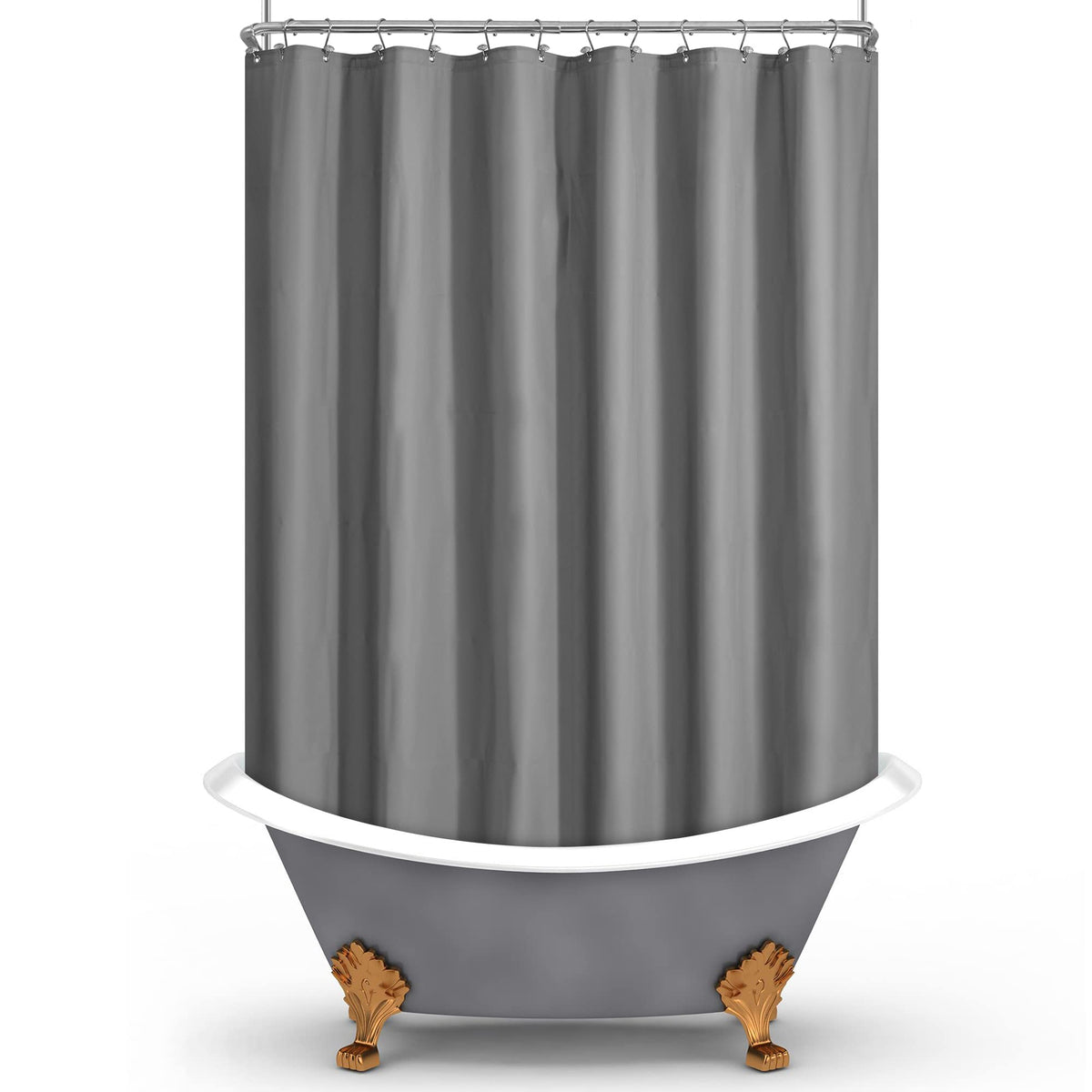 Mrs Awesome Clear Shower Curtain Liner with 3 Magnets, 72x72