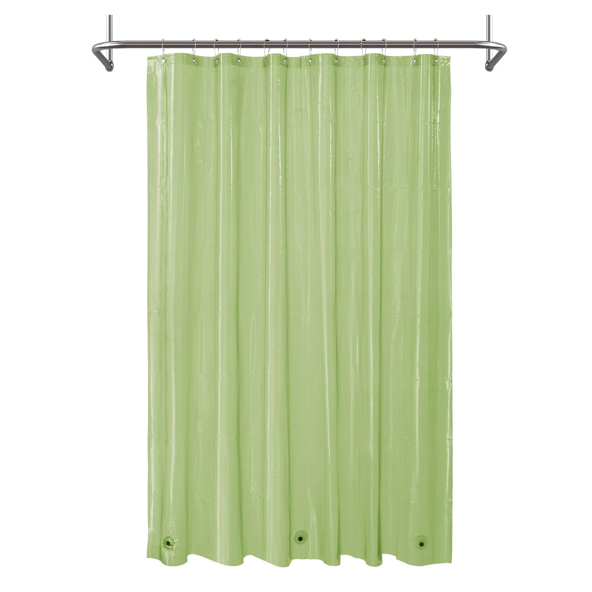 Mrs Awesome Clear Shower Curtain Liner with 3 Magnets, 72x72