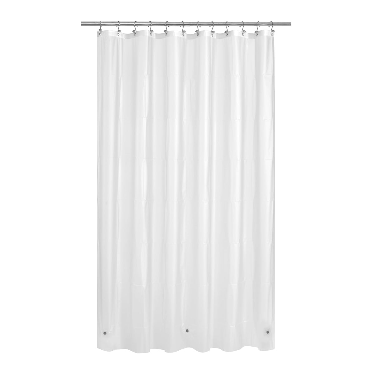 Mrs Awesome Clear Shower Curtain Liner with 3 Magnets, 72x72