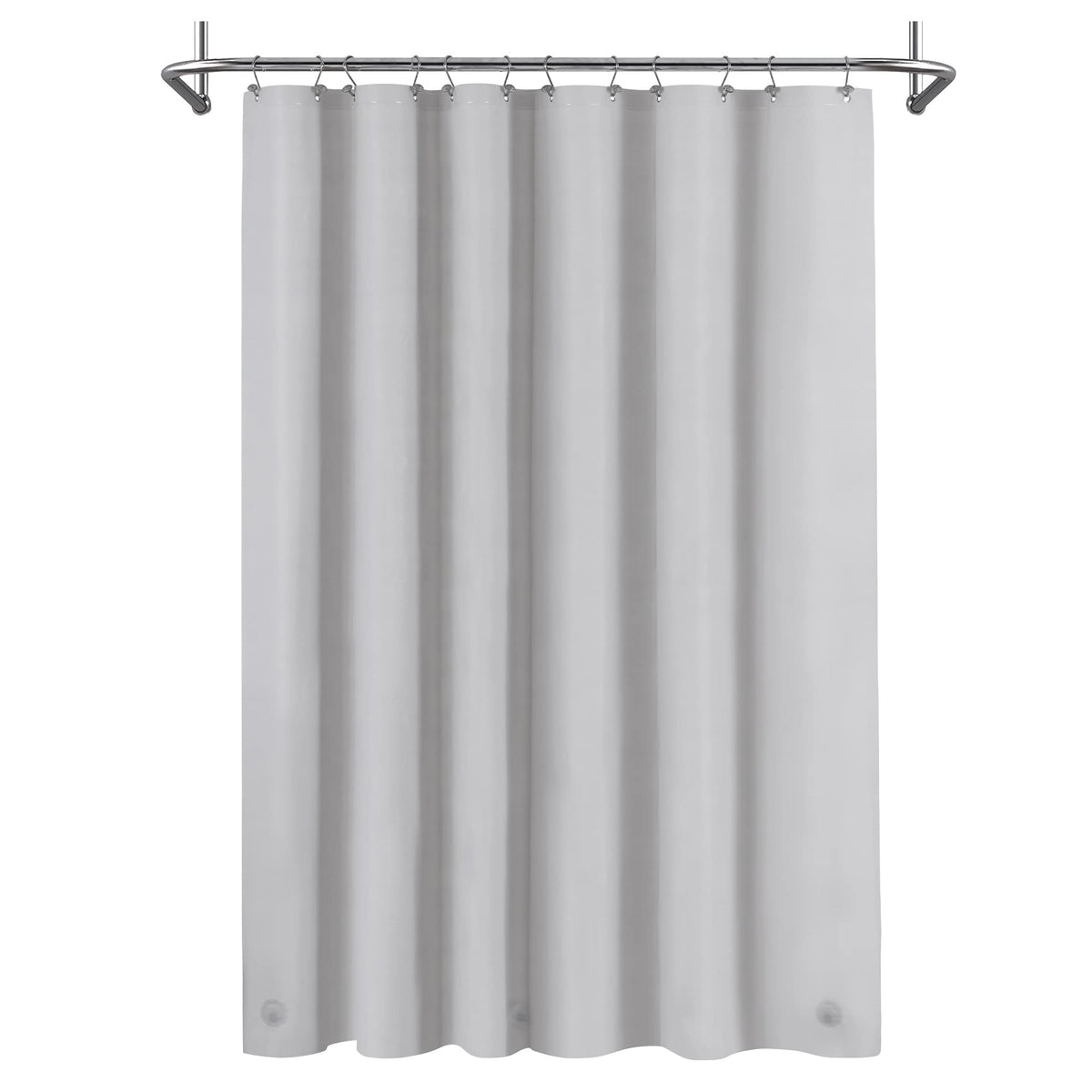 Mrs Awesome Clear Shower Curtain Liner with 3 Magnets, 72x72