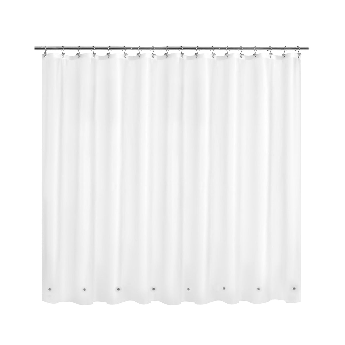 Mrs Awesome Clear Shower Curtain Liner with 3 Magnets, 72x72