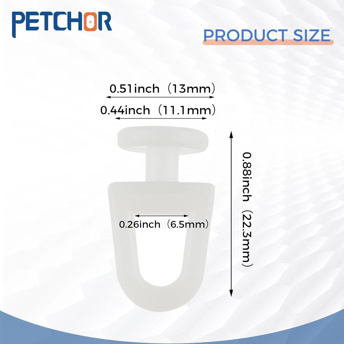 50PCS Curtain Track Rollers, Plastic Drapery Rail Sliding Glider