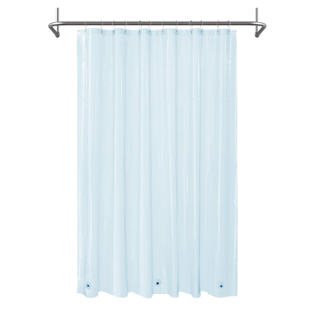 Mrs Awesome Clear Shower Curtain Liner with 3 Magnets, 72x72