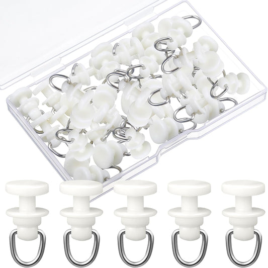 50 Pcs Curtain Track Gliders Roller Hooks Plastic Ceiling