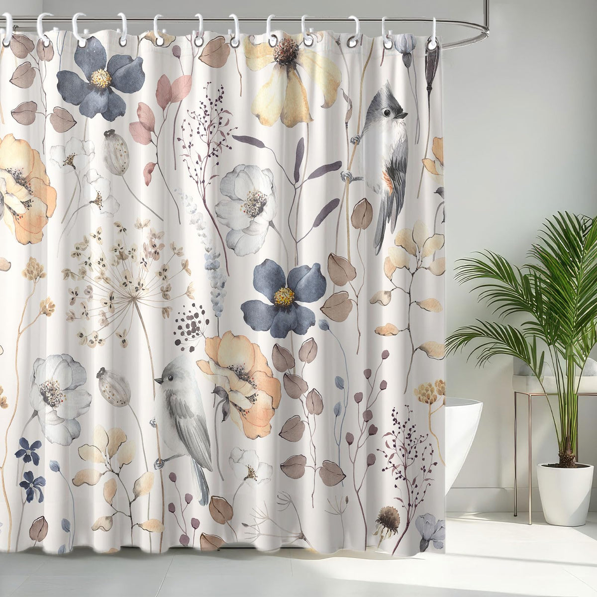 Funny Japanese Cat Funky Anime Japan Bathroom Shower Curtain, 72x72